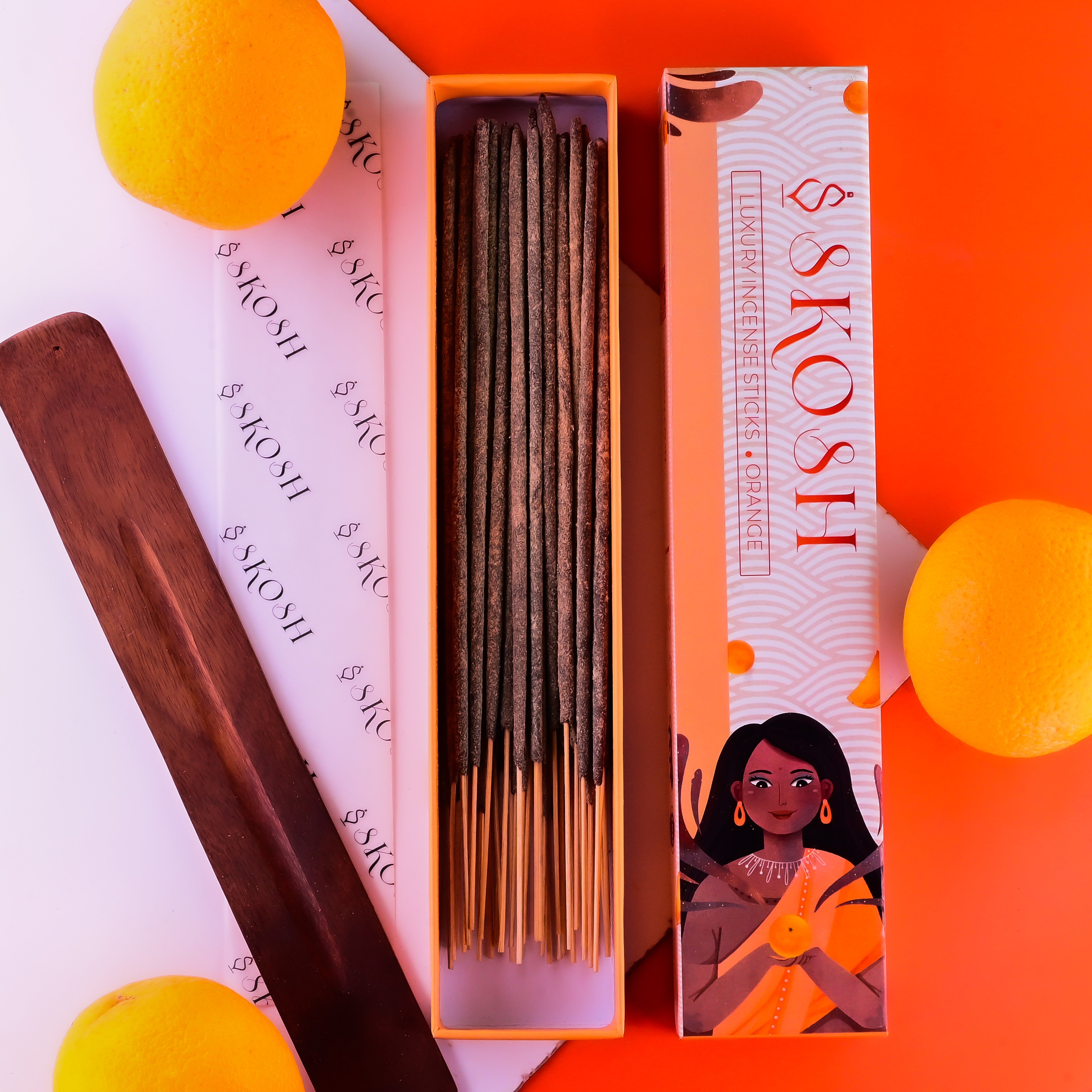 Orange Incense Sticks